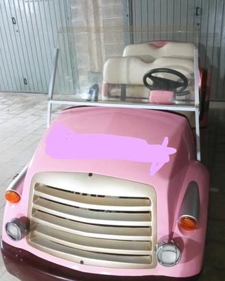 Golf Cart Elettrico Custom Pink 4/6 Posti