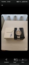Emporio Armani Chronograph AR11047-NUOVO con Pel