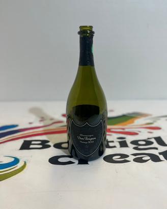 Bottiglia vuota lampada luminosa domperignon bianc