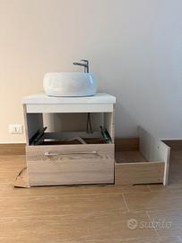 mobiletto con lavabo