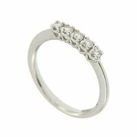 Anello fedina con diamanti - N223-LI