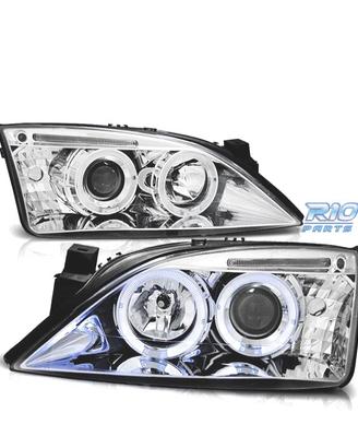 FARI FORD MONDEO MK3 00-07 ANGEL EYES FONDO CROMAT