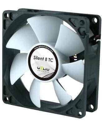 VENTOLA CASE PC GELID SILENT TC 8 cm 80mm 3 PIN TE
