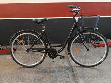 bici donna nuova con cestino anteriore