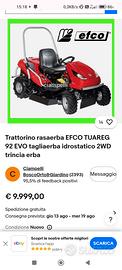 Trattorino tagliaerba
