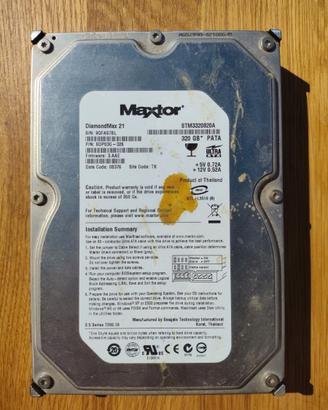 hard disk 3,5" Pata 320 GB
