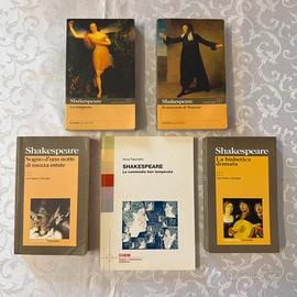 Lotto Shakespeare 4 testi + guida studio ed. Cuem