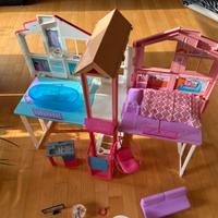 Barbie Casa Malibù Sogni 3 piani + Barbie omaggio