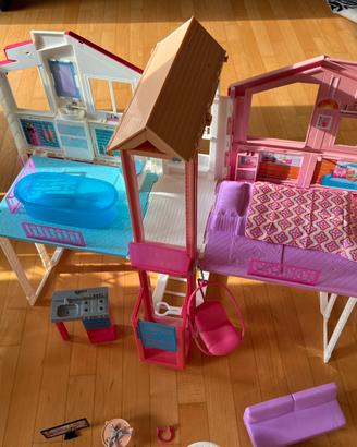 Barbie Casa Malibù Sogni 3 piani + Barbie omaggio