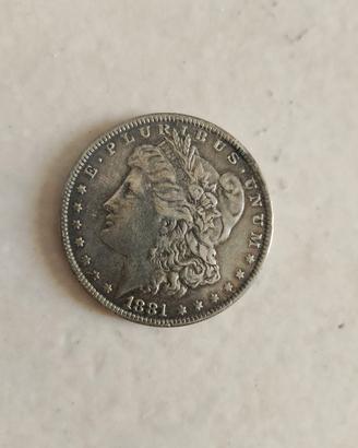 Dollaro d'argento anno 1881