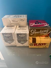 Lotto cartine e filtri rizla