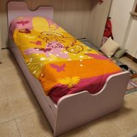 Letto Camera Bambina con Brandina Aggiuntiva