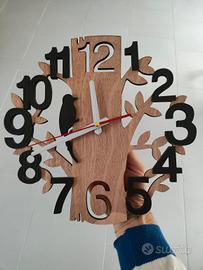 orologio in legno