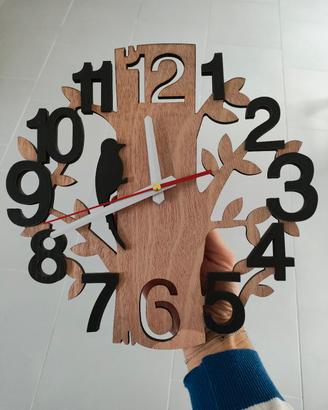 orologio in legno