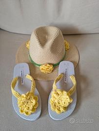 completo cappello infradito