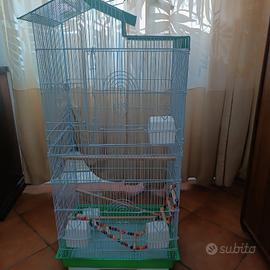 Gabbia per calopsite, cocorite, inseparabili ecc.