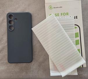 cover samsung s25 grigio scuro 