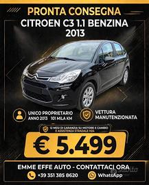 Citroen C3 1.1 Attraction 2013 NO CINGHIA A BAGNO 