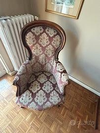 4 Poltrone d'epoca e vintage assortite