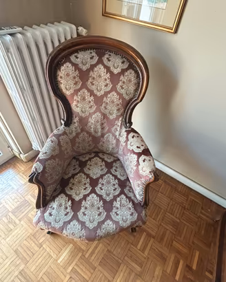 4 Poltrone d'epoca e vintage assortite