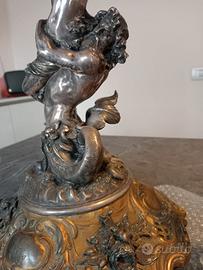 Centrotavola in ottone primi 900