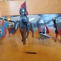 set Playmobil cavalieri 