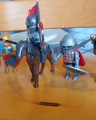 set Playmobil cavalieri 