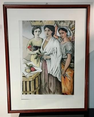 Domenico Purificato, Contadine al mercato, P.d'A.