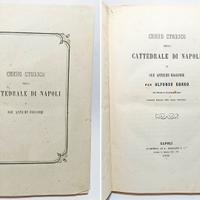 CENNO STORICO DELLA CATTEDRALE DI NAPOLI 1866