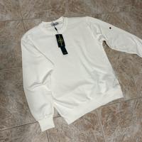 Felpa stone island bianca