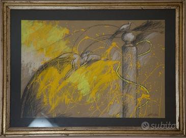 GUACHE DEL PITTOREE BARESE F. DELL'ERBA