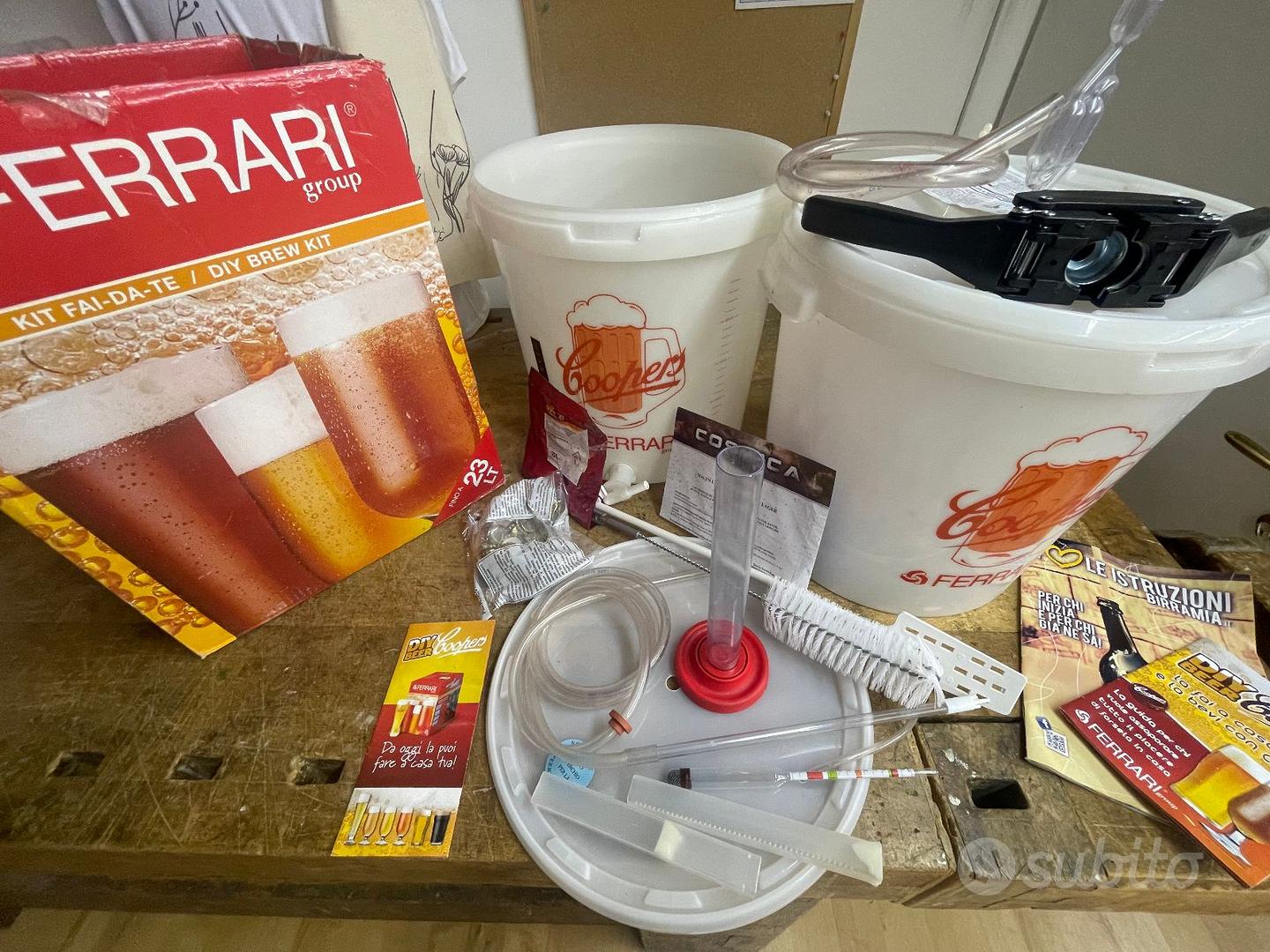 Kit Birra Artigianale Palucart - Per Fermentazione Casa, Senza Malto