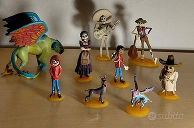 Set 9 Figure Coco Disney Store Originale