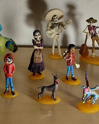 Set 9 Figure Coco Disney Store Originale