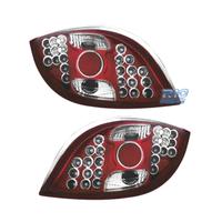 FANALI FORD KA 96-08 LED FONDO ROSSO