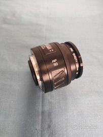 Obiettivo Minolta AF 50mm f/1.7. 