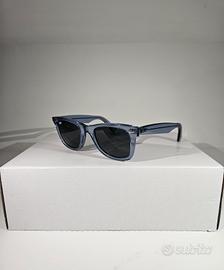 Occhiali Ray Ban Wayfarer Trasparent Blue 