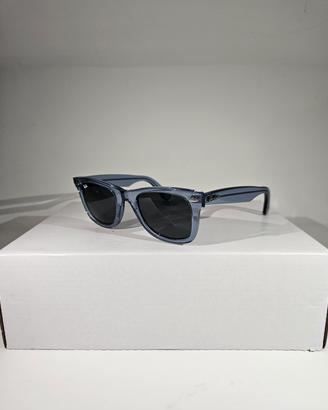 Occhiali Ray Ban Wayfarer Trasparent Blue 