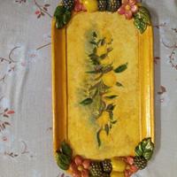 Vassoio decorato 
