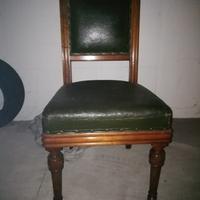 Coppia sedie noce fine '800