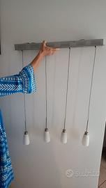Lampadario da cucina con 4 punti luce