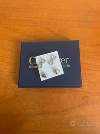 Orecchini Donna 2 Paia cuore infinito con scatola