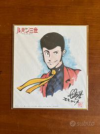 STAMPA LUPIN III MANGA MONKEY PUNCH SHIKISHI