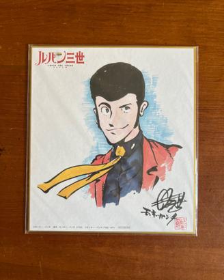 STAMPA LUPIN III MANGA MONKEY PUNCH SHIKISHI