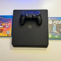 PS4 + 2 giochi (Nba 2024, Fifa 2024)