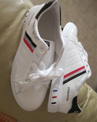 scarpe sportive bianche 42 sneakers