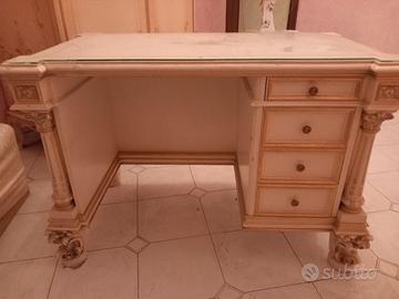 Scrivania con cassettiera laterale SILIK 