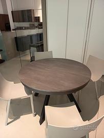 Tavolo tondo allungabile allargabile 