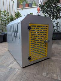  Trasportino/kennel cani auto steeldog kennel