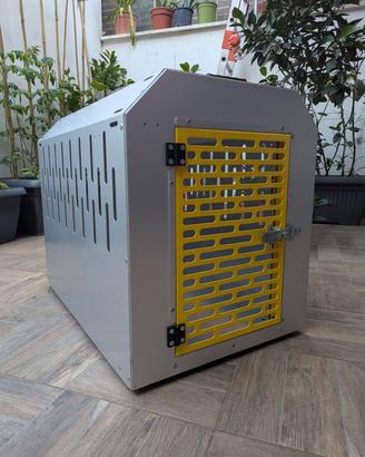  Trasportino/kennel cani auto steeldog kennel